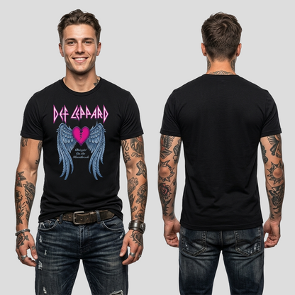 Camiseta Algodon Def Leppard Heartbreak