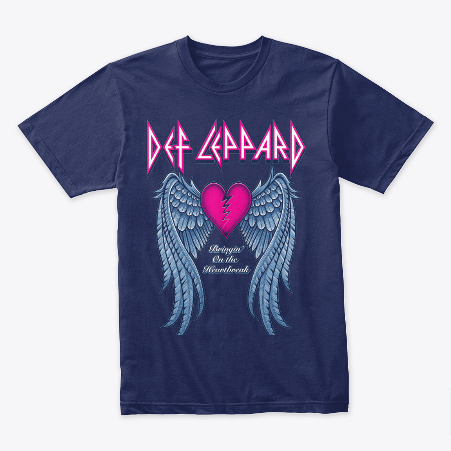 Camiseta Algodon Def Leppard Heartbreak