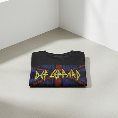 Camiseta Def Leppard Flag logo