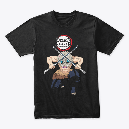 Camiseta Algodon Demon Slayer Inozuke Art