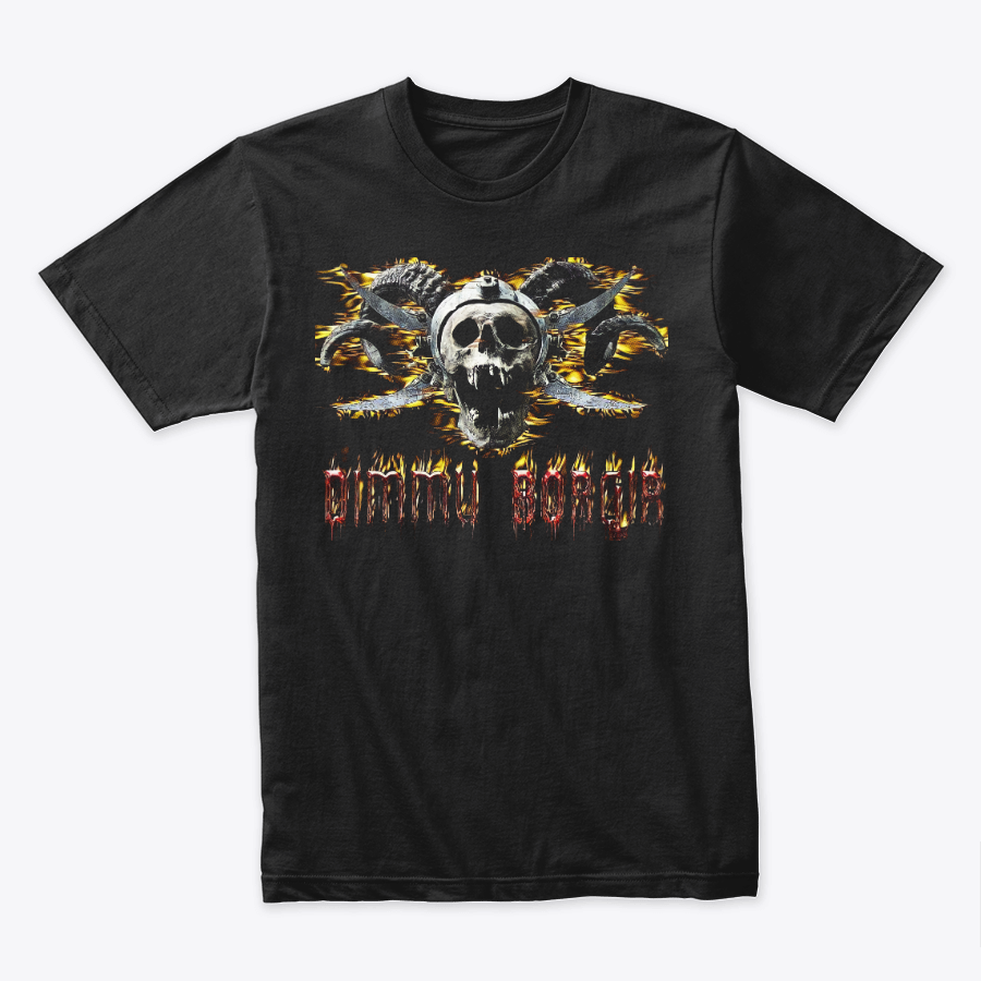 Camiseta Algodon Dimmu Borgir Skull Style