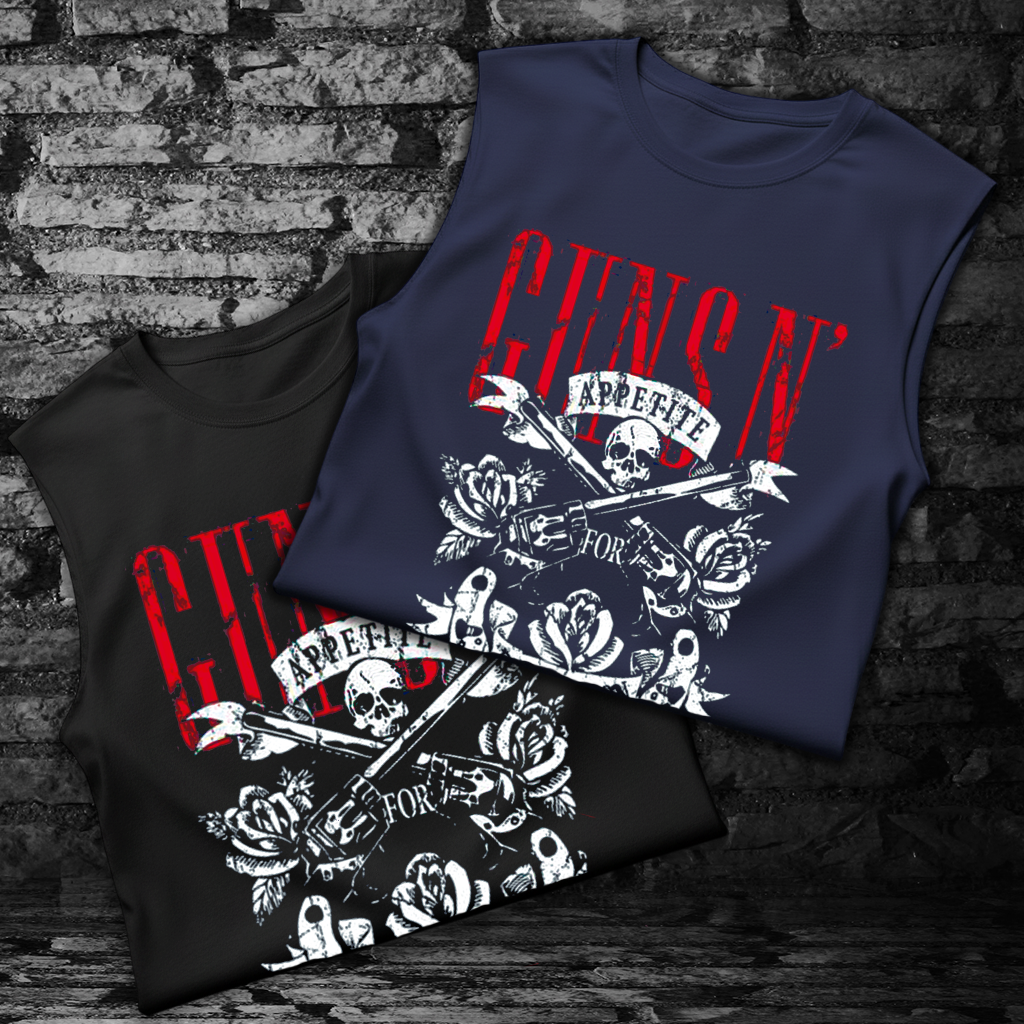 Esqueleto Manga Sisa Guns N Roses Appetite Destruction