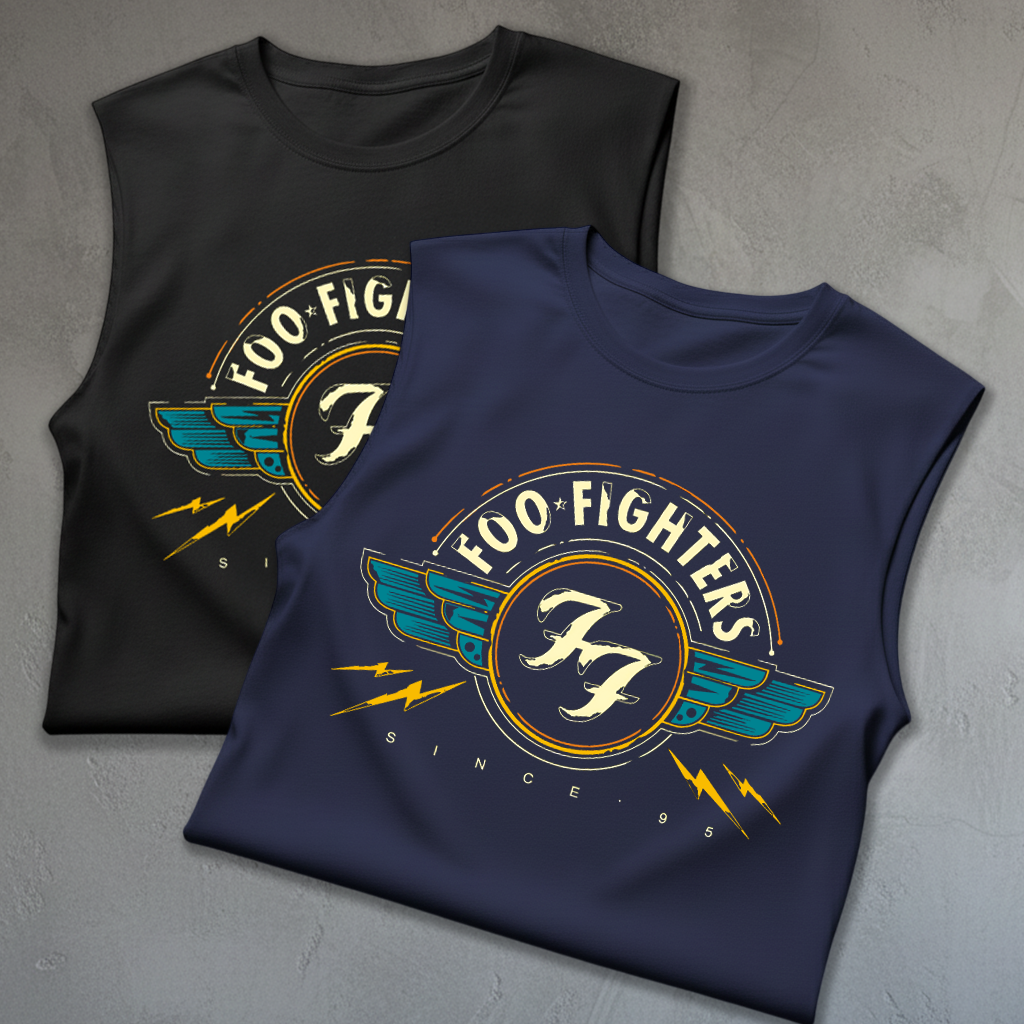 Esqueleto Manga Sisa Foo Fighters Vintage Art