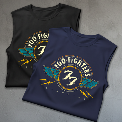 Esqueleto Manga Sisa Foo Fighters Vintage Art