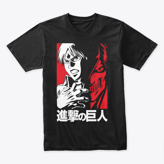 Camiseta Algodon Eren Jaeger Shingeki No Kyojin Poster