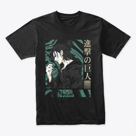 Camiseta Algodon Eren Jeager Poster