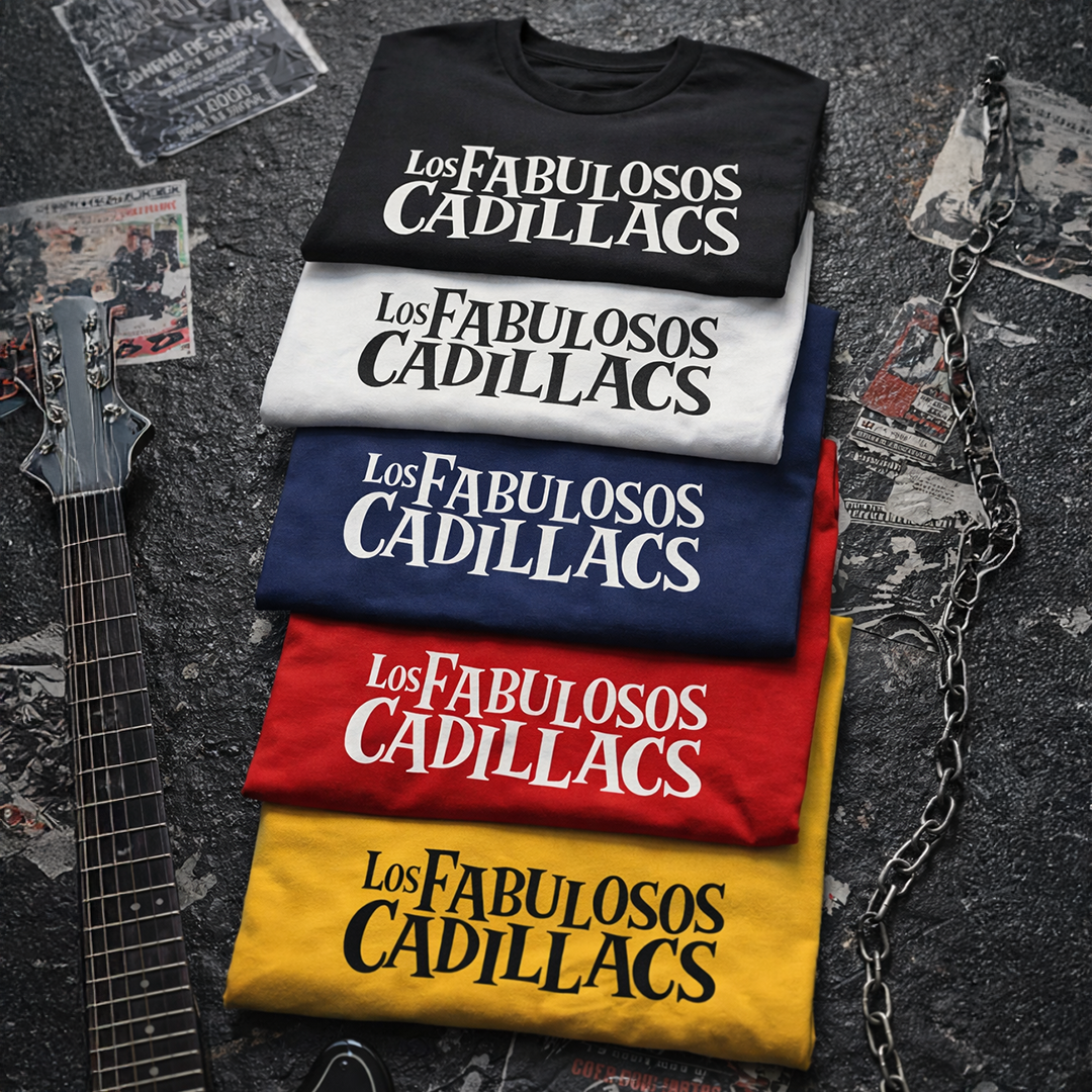 Camiseta Algodon Fabulosos Cadillacs Logo