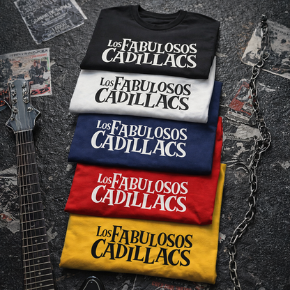 Camiseta Algodon Fabulosos Cadillacs Logo