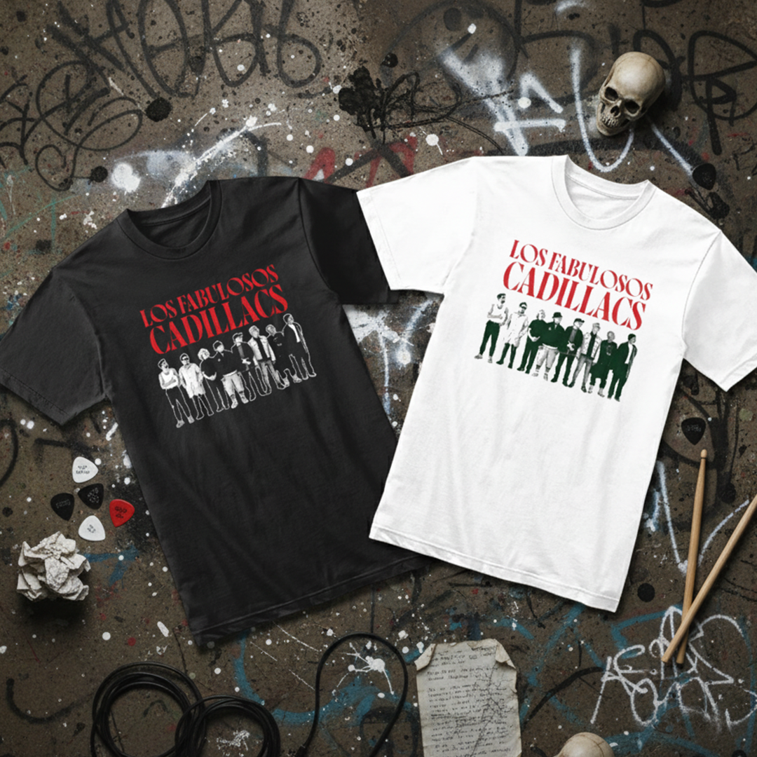 Camiseta Algodon Fabulosos Cadillacs Poster Group