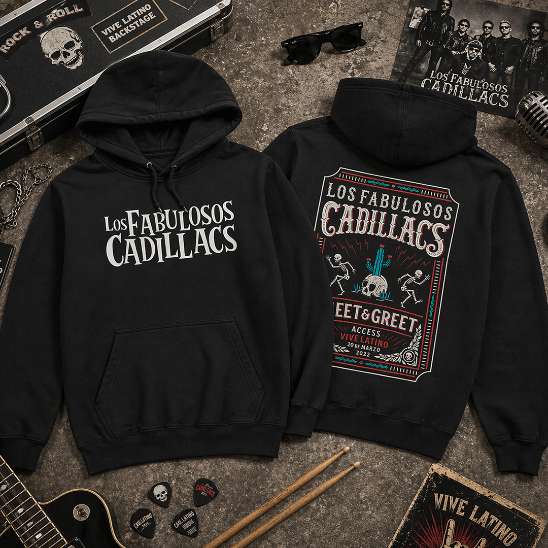 Buzo Capota Doble Estampado Fabulosos Cadillacs Poster