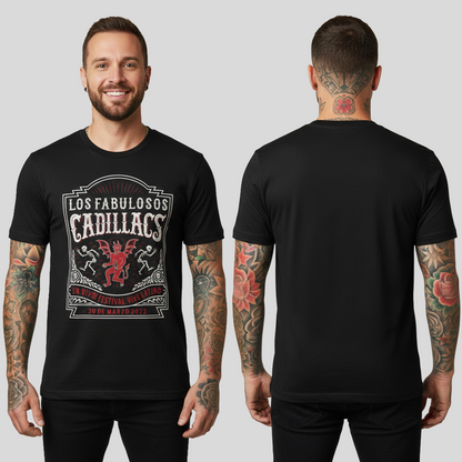 Camiseta Algodon Fabulosos Cadillacs Poster Style