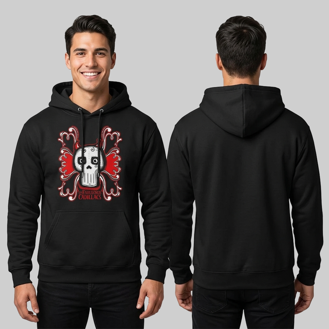 Buzo Capota Fabulosos Cadillacs Skull Face