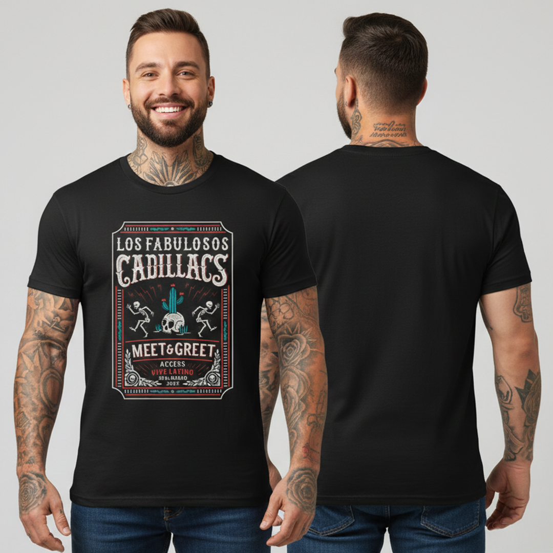 Camiseta Algodon Fabulosos Cadillacs Poster