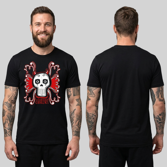 Camiseta Algodon Fabulosos Cadillacs Skull Face