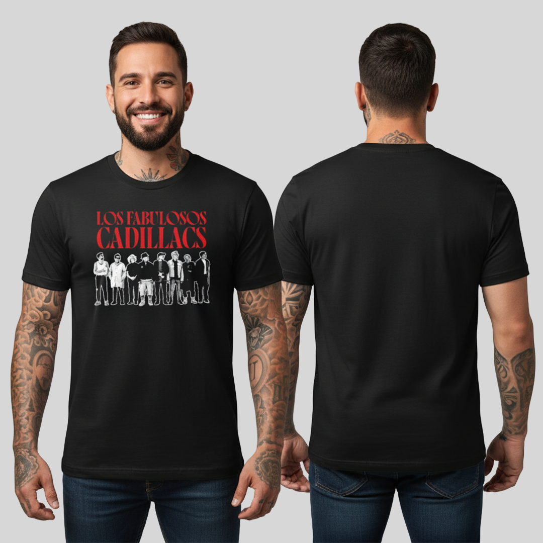 Camiseta Algodon Fabulosos Cadillacs Poster Group