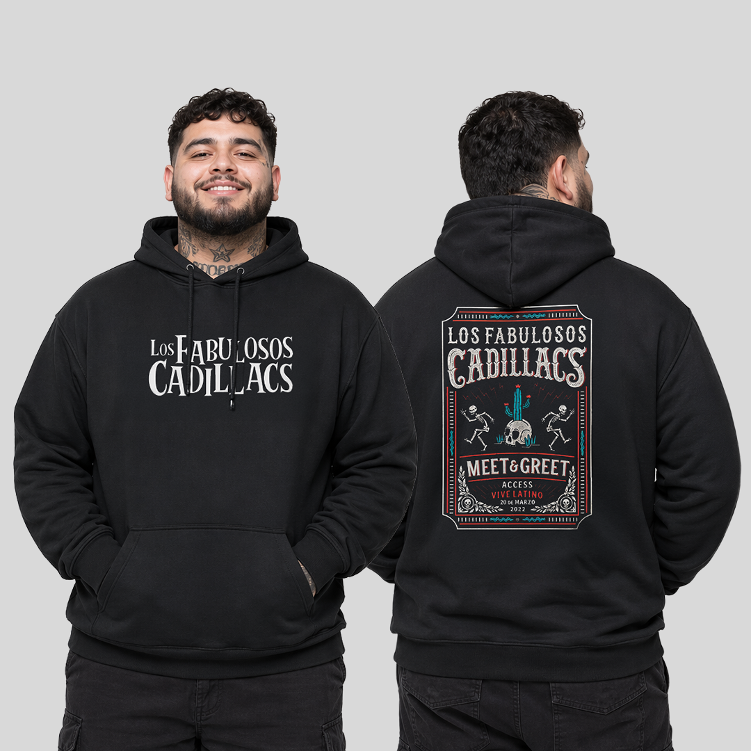 Buzo Capota Doble Estampado Fabulosos Cadillacs Poster