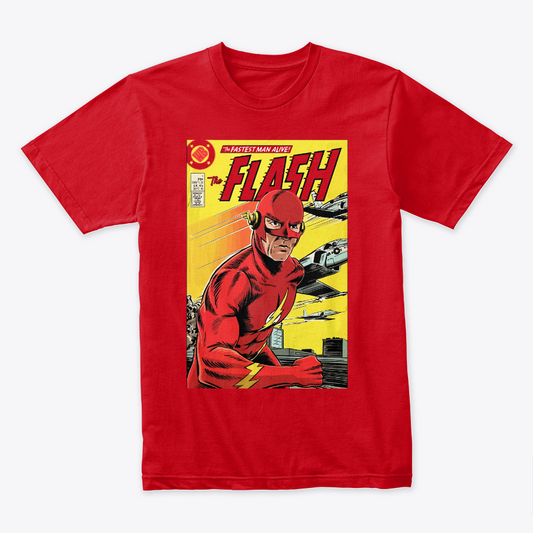 Camiseta Algodon Flash Comic