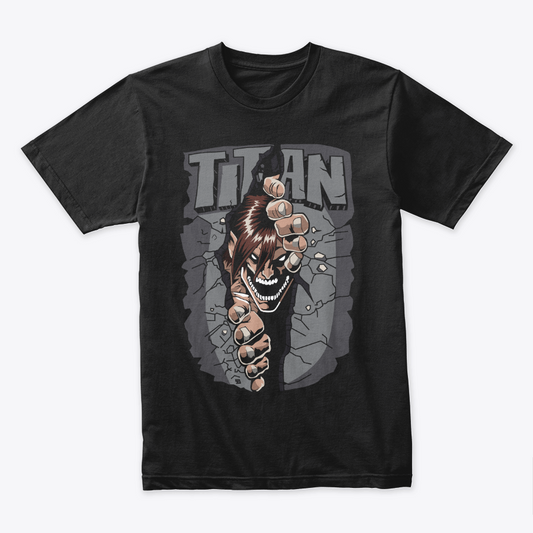Camiseta Algodon Face Titan Art