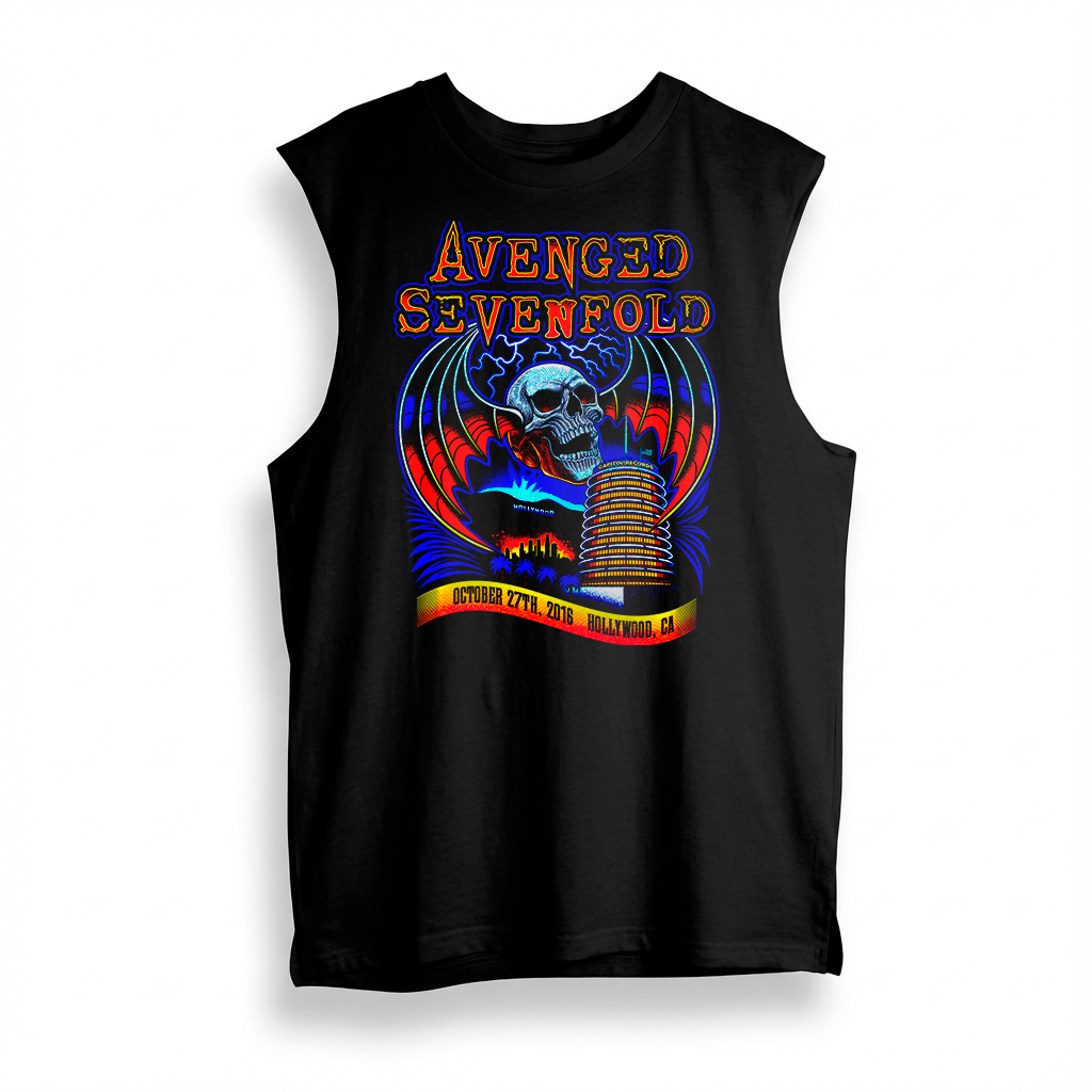 Esqueleto Manga Sisa Avenged Sevenfold Hollywood 2016