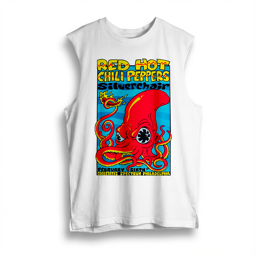 Esqueleto Manga Sisa Silverchair Red Hot Chilli Peppers RHCP