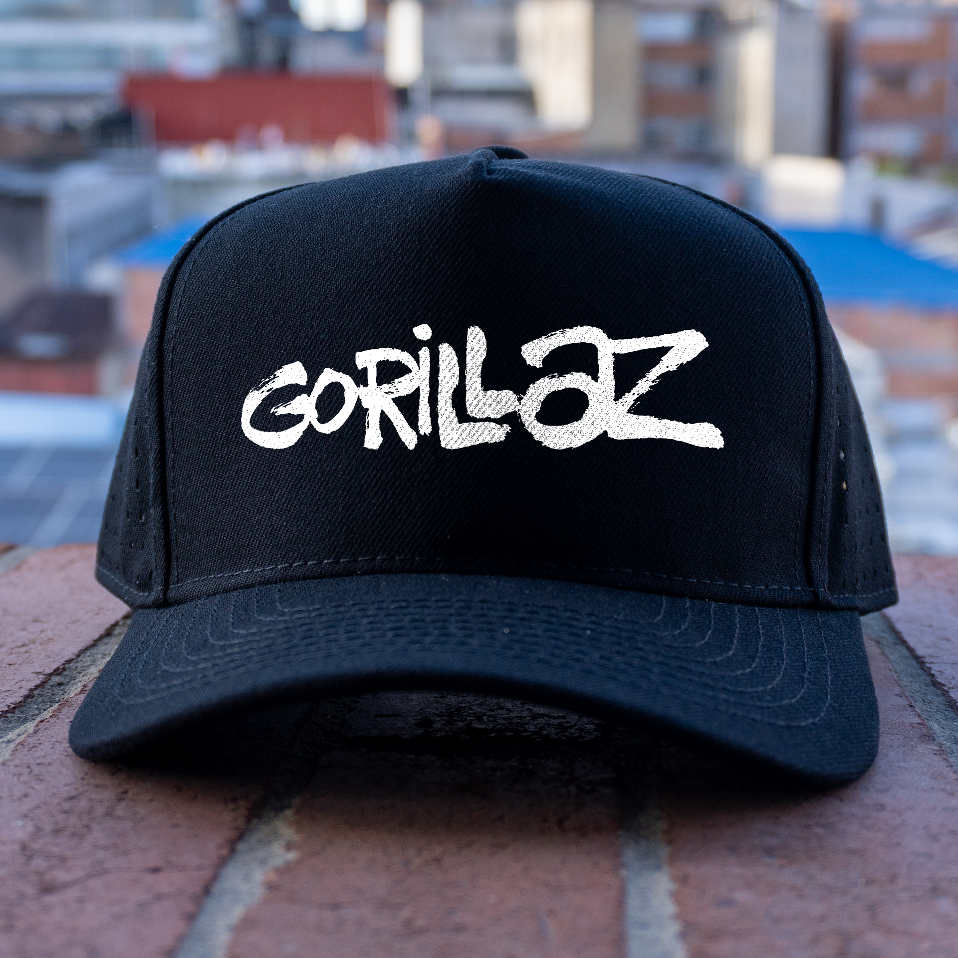 Gorra 5 Paneles Gorillaz Negro