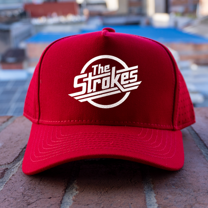 Gorra 5 Paneles The Strokes Rojo