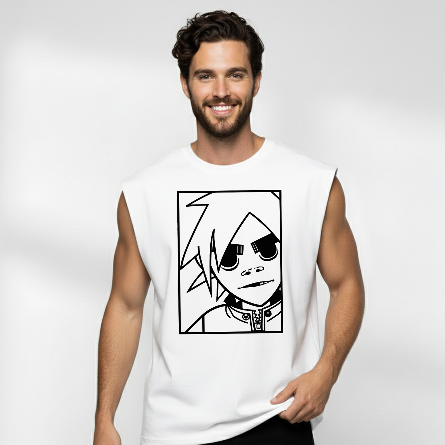 Esqueleto Manga Sisa Gorillaz 2D