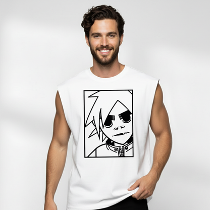 Esqueleto Manga Sisa Gorillaz 2D