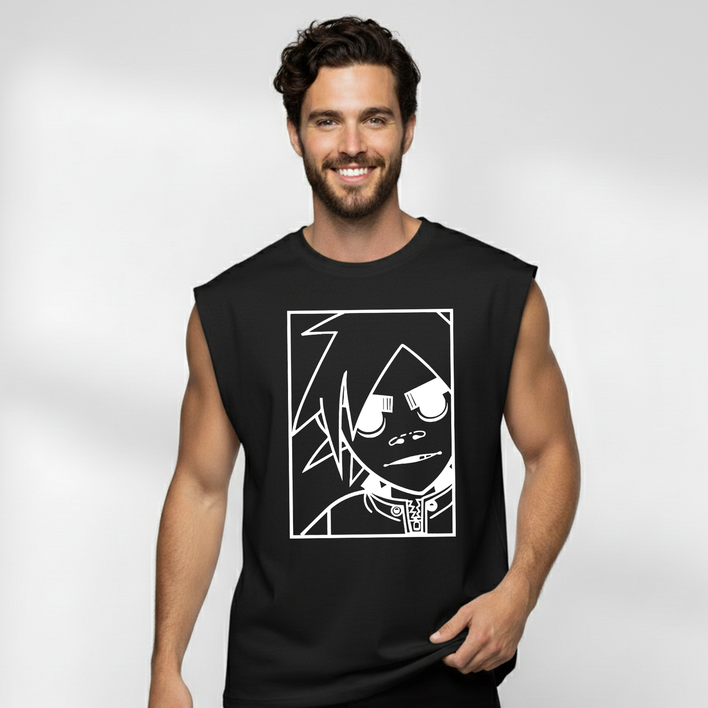 Esqueleto Manga Sisa Gorillaz 2D