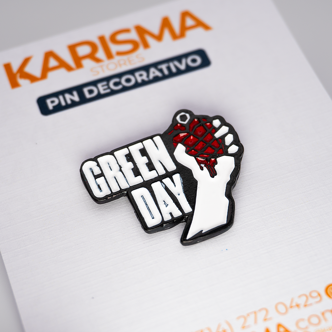 Pin Metálico Rock Green Day