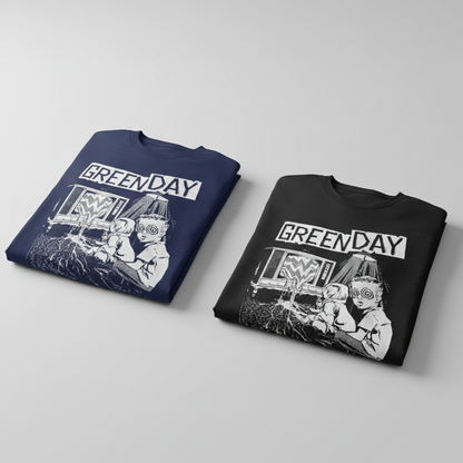 Camiseta Algodon Green Day Art