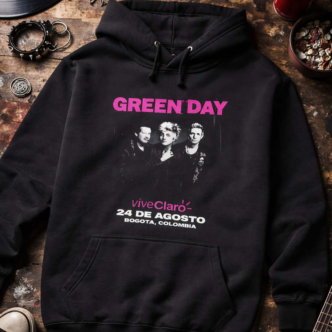 Buzo Capota Green Day Poster Gira
