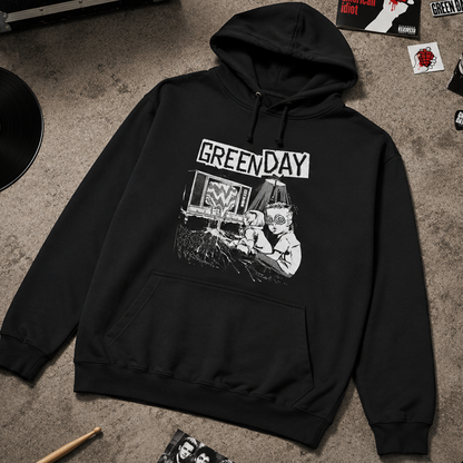 Buzo Capota Green Day Art