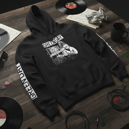 Buzo Capota Green Day Art Doble estampado