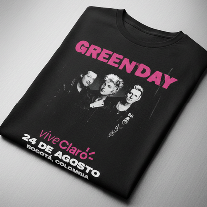Camiseta Algodon Green Day Poster Gira