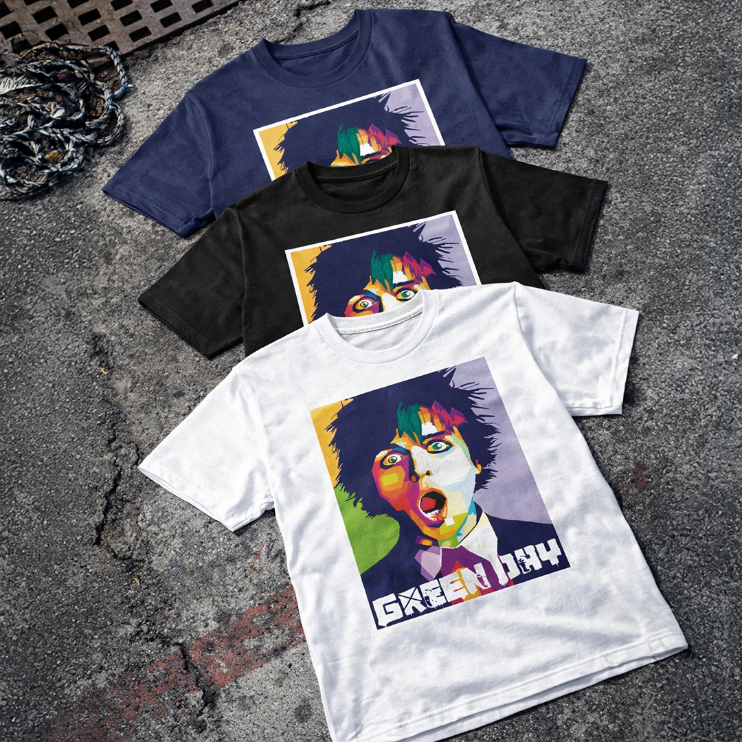 Camiseta Algodon Green Day Poster Spence