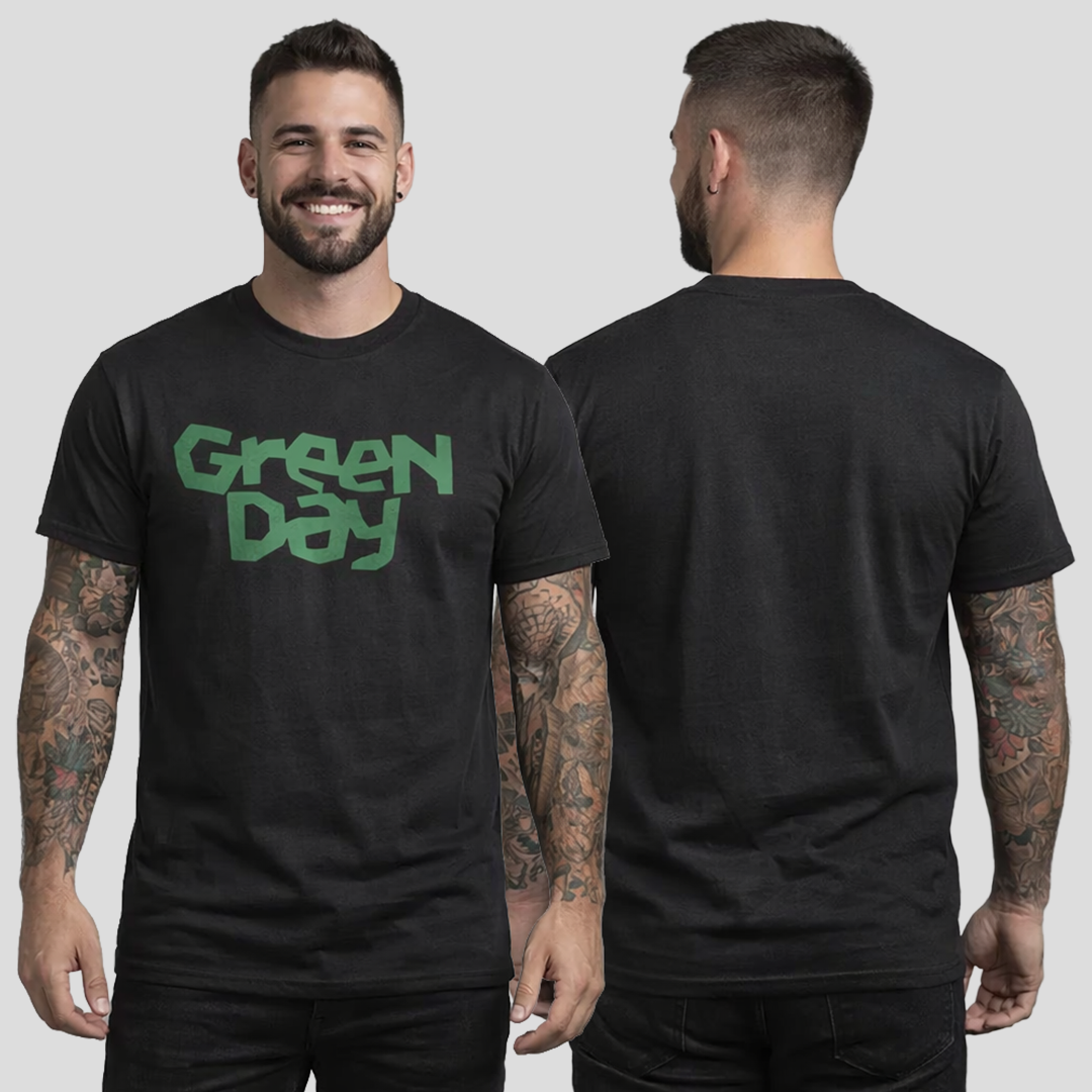 Camiseta Algodon Green Day Logo