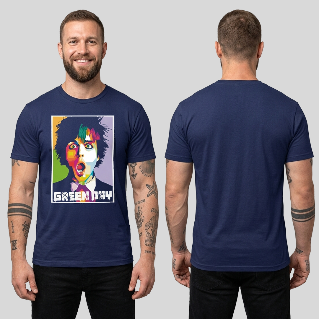 Camiseta Algodon Green Day Poster Spence
