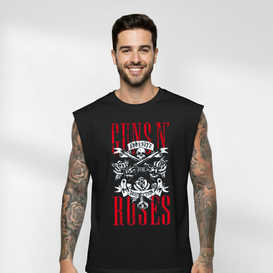 Esqueleto Manga Sisa Guns N Roses Appetite Destruction