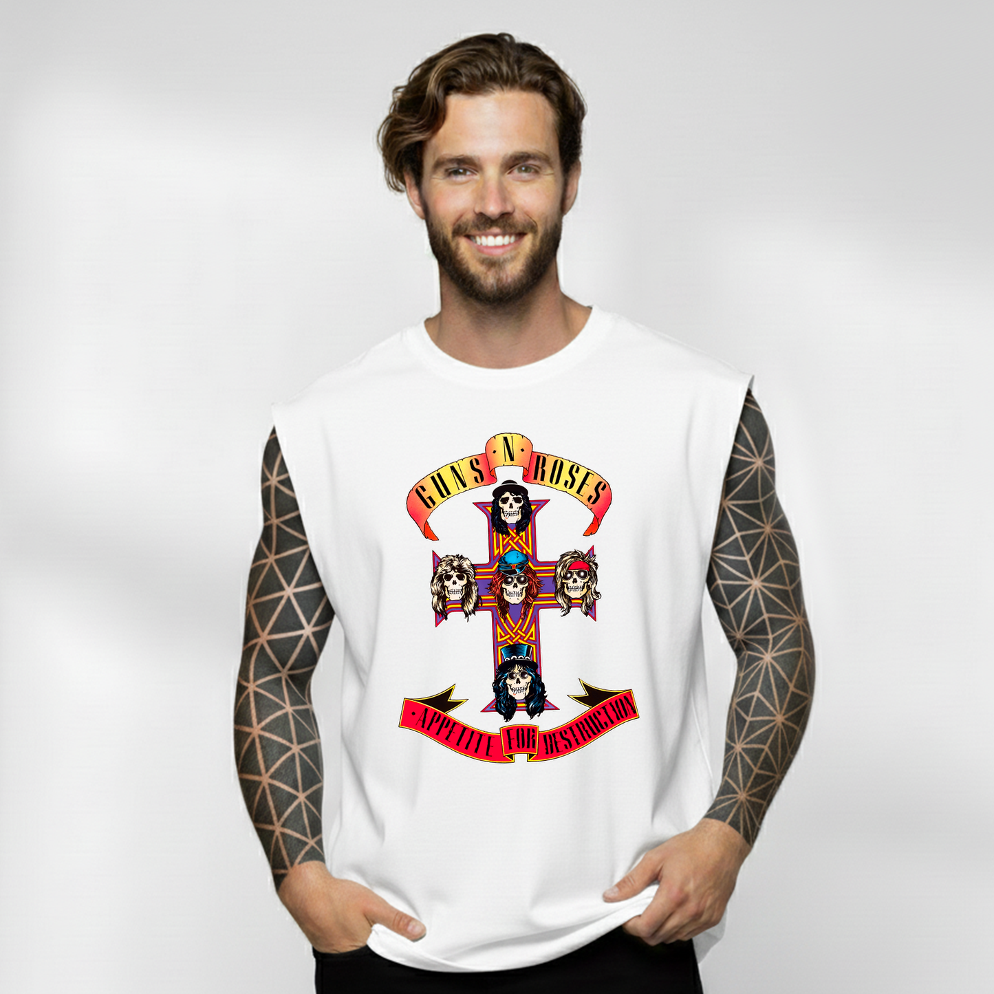 Esqueleto Manga Sisa Guns N Roses Art Plus