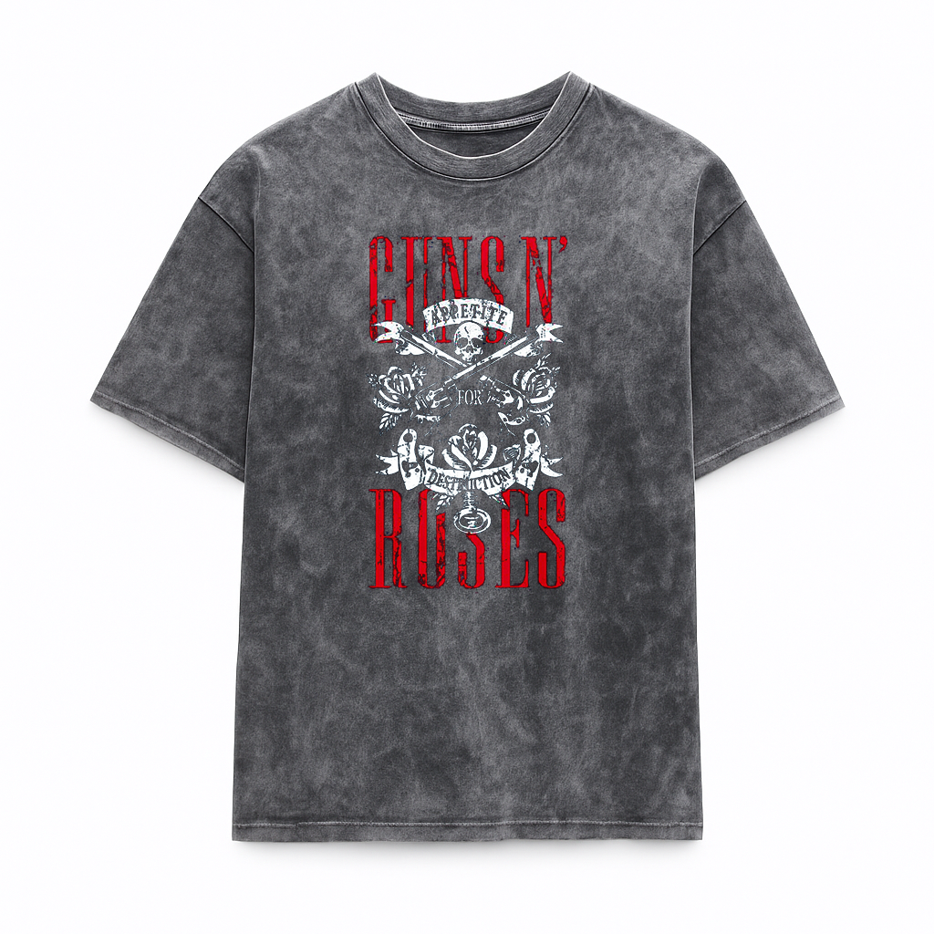 Camiseta Prelavada Algodon Guns N Roses Appetite Destruction