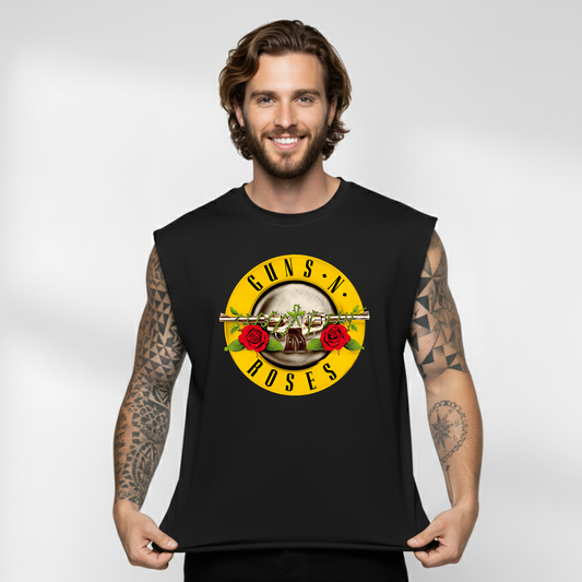 Esqueleto Manga Sisa Desgaste Guns and Roses