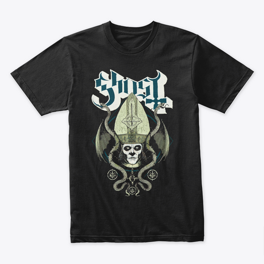 Camiseta Algodon Ghost Papa Emeritus