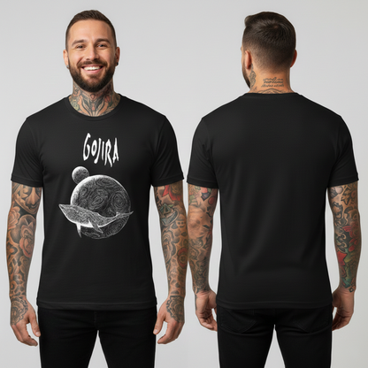 Camiseta Algodon Gojira Flying Whales