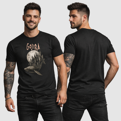 Camiseta Algodon Gojira Art