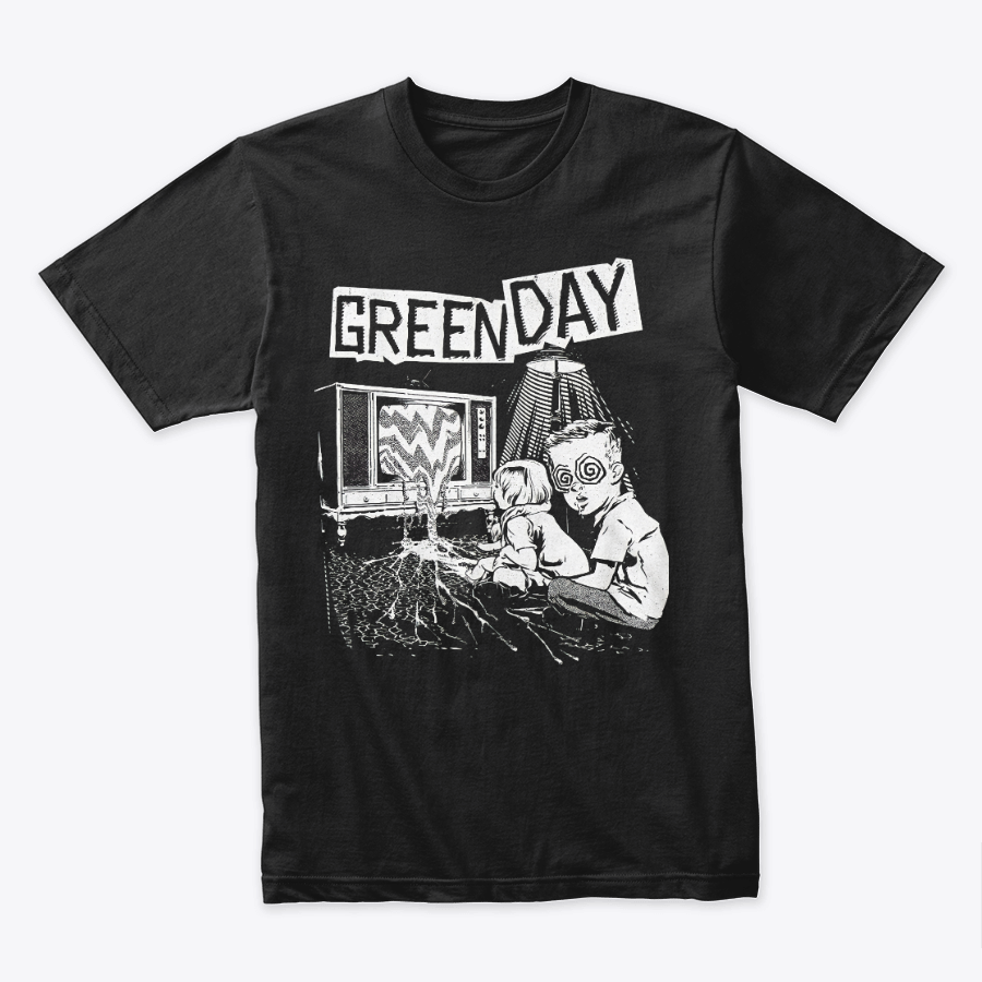 Camiseta Algodon Green Day Art