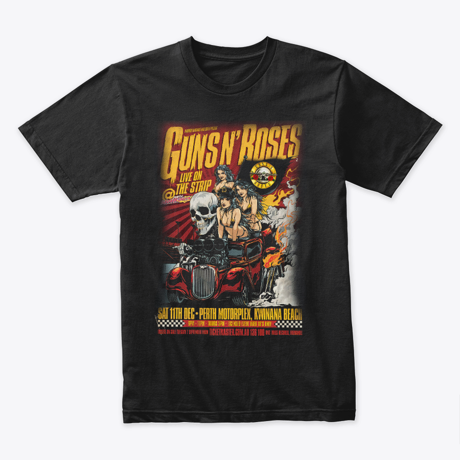 Camiseta Algodon Guns N Roses Motorplex Poster