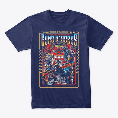 Camiseta Algodon Guns N Roses Stadion Gelora 2018 Poster
