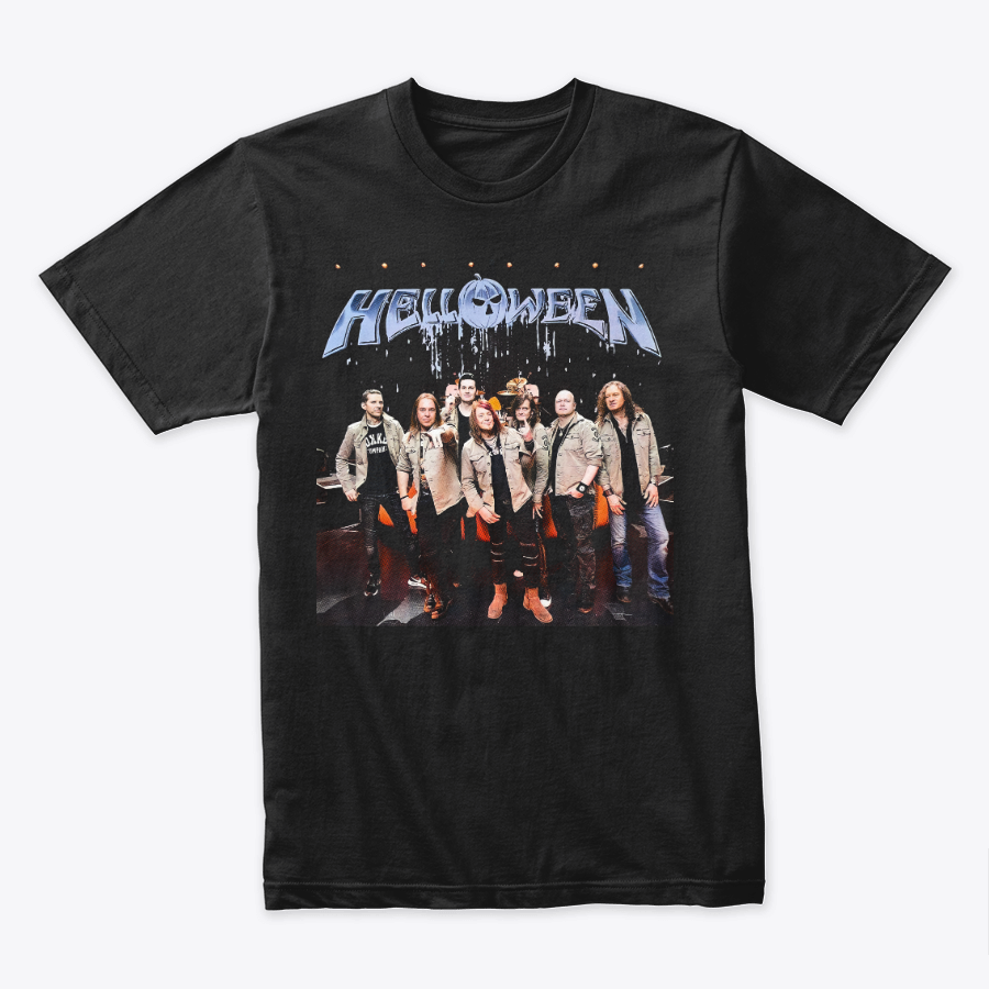 Camiseta Algodon Helloween Band Poster
