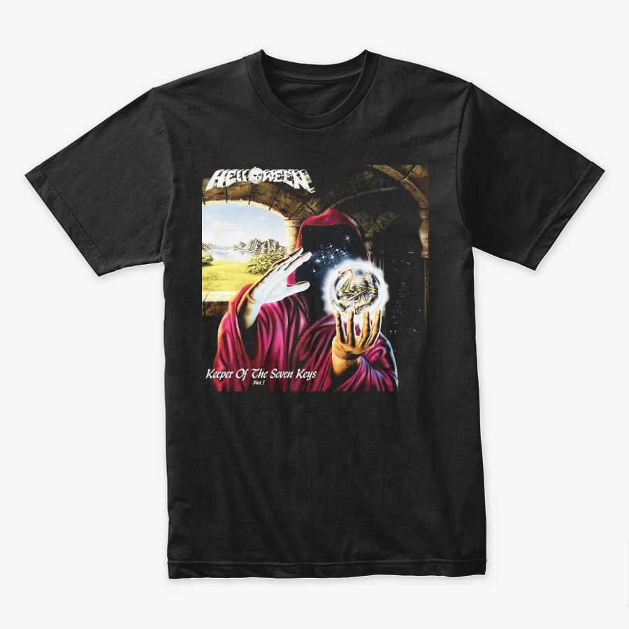 Camiseta Algodon Helloween Kepper Of The Seven Keys